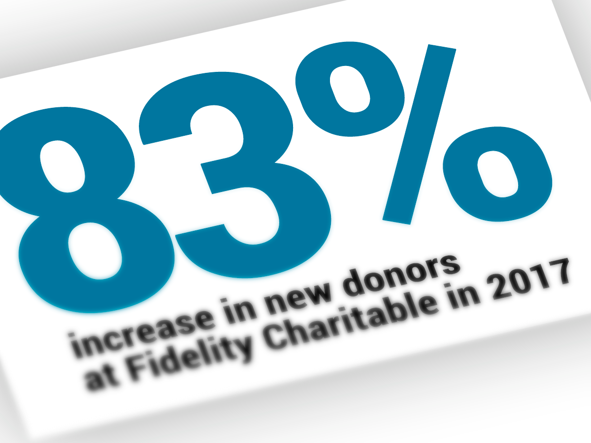 $8.5 Billion Poured Into Fidelity Charitable Accounts in 2017