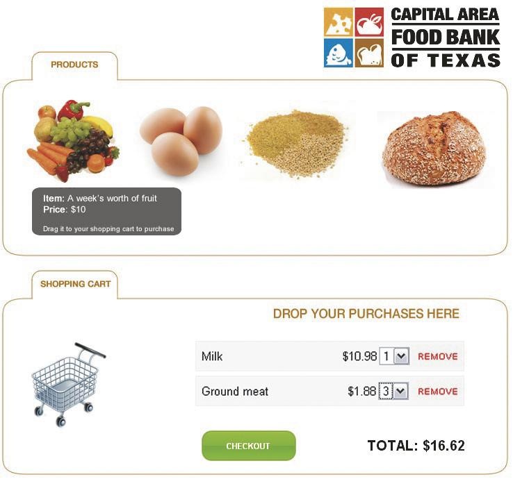 Texas Food Bank Runs  a Virtual Food Drive in Holiday Season
