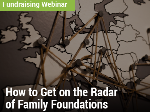 How to Get on the Radar of Family Foundations