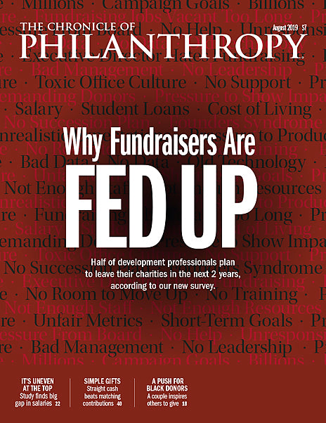 The Chronicle of Philanthropy, August 2019
