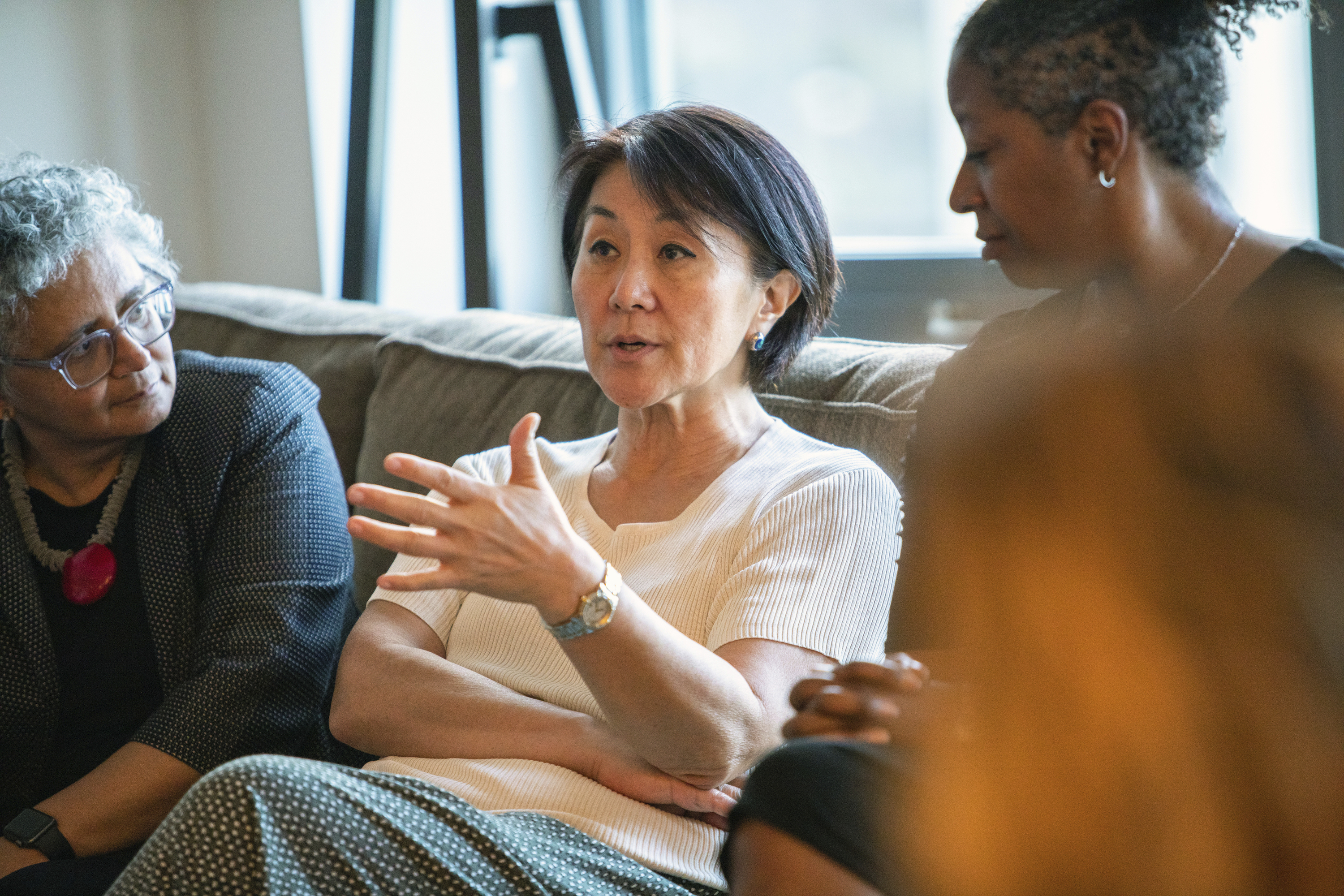 “Over the last three to five years, there has been huge growth in this group,” says Unmi Song, president of the Lloyd A. Fry Foundation, at one of the meetings of women who run foundations in Chicago.