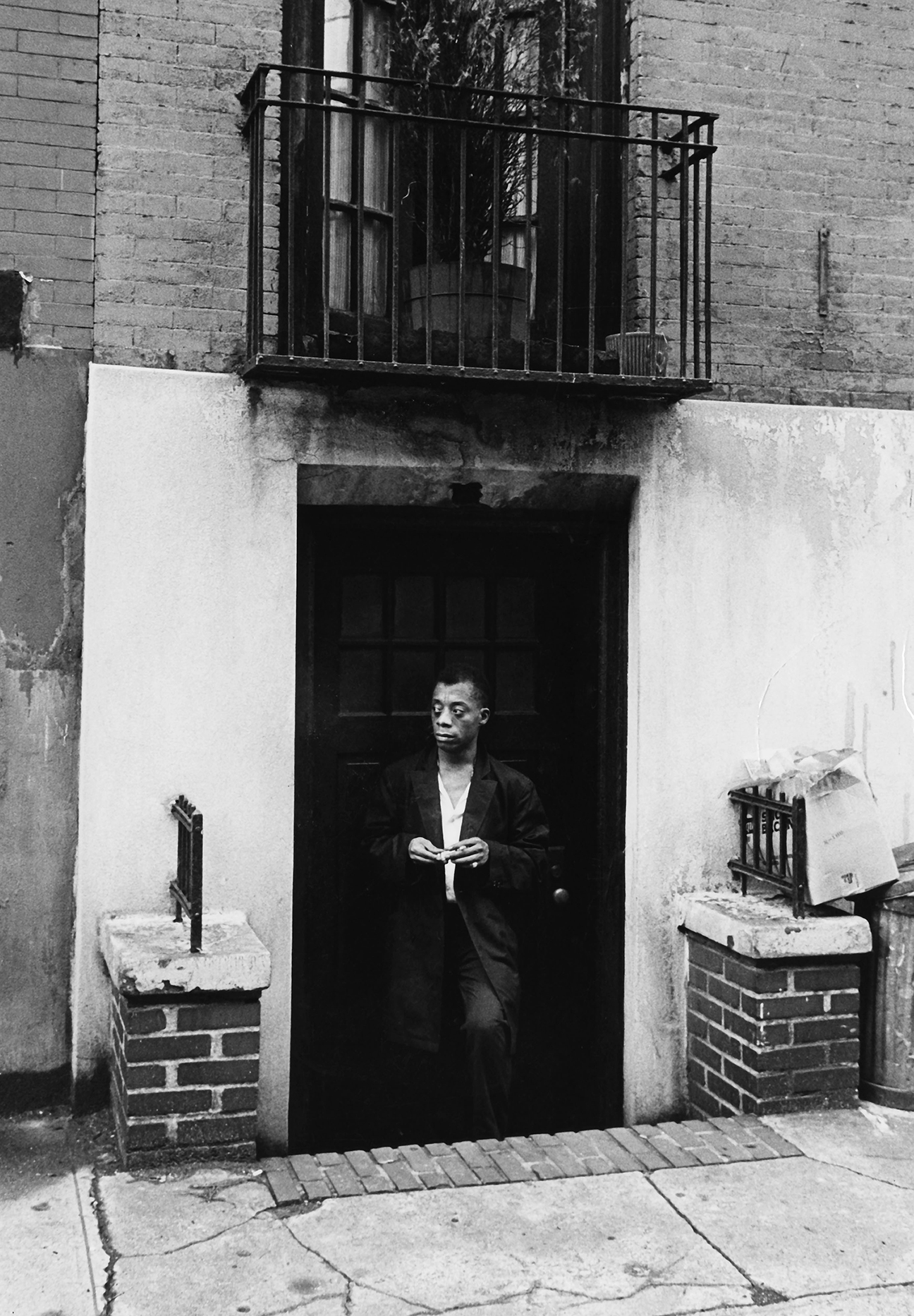 James Baldwin wrote a series of essays on being black in mid-20th-century America. G. Marshall Wilson/Johnson Publishing Company Archive. (Courtesy Ford Foundation, J. Paul Getty Trust, John D. and Catherine T. MacArthur Foundation, Andrew W. Mellon Foundation, and Smithsonian Institution)