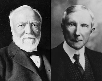 Andrew Carnegie and John D. Rockefeller