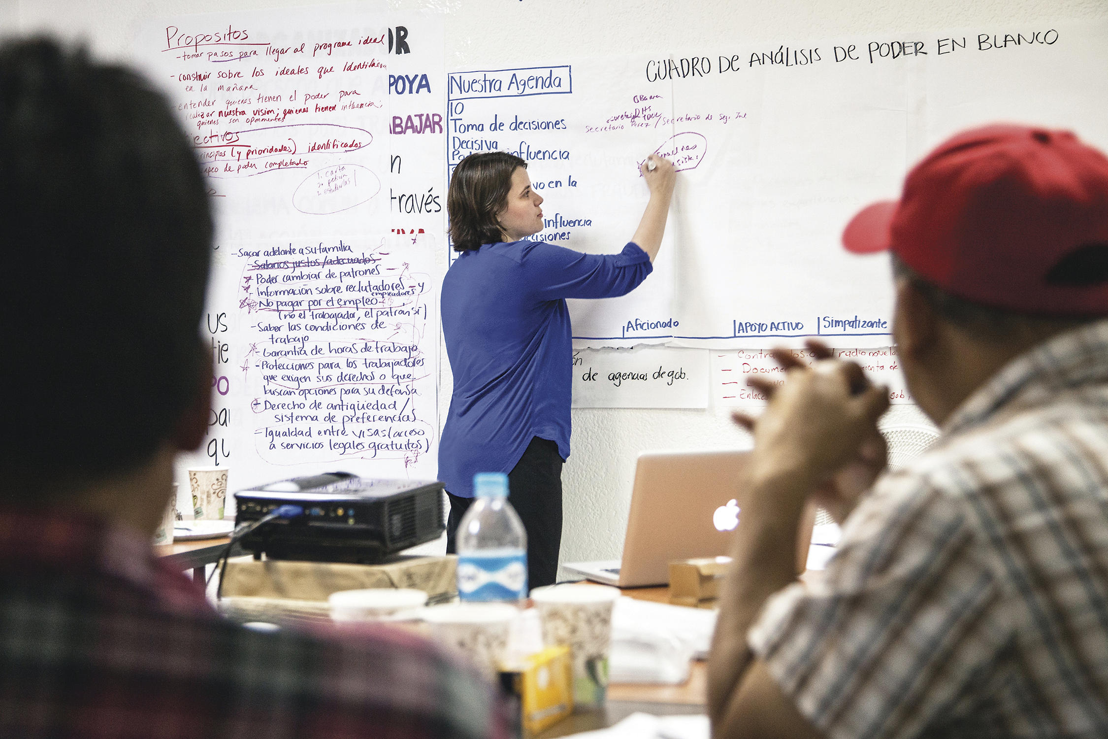 BREAKING BARRIERS: Rachel Micah-Jones, of Centro de los Migrante, says many immigrant workers lack access to basic information about their rights.
