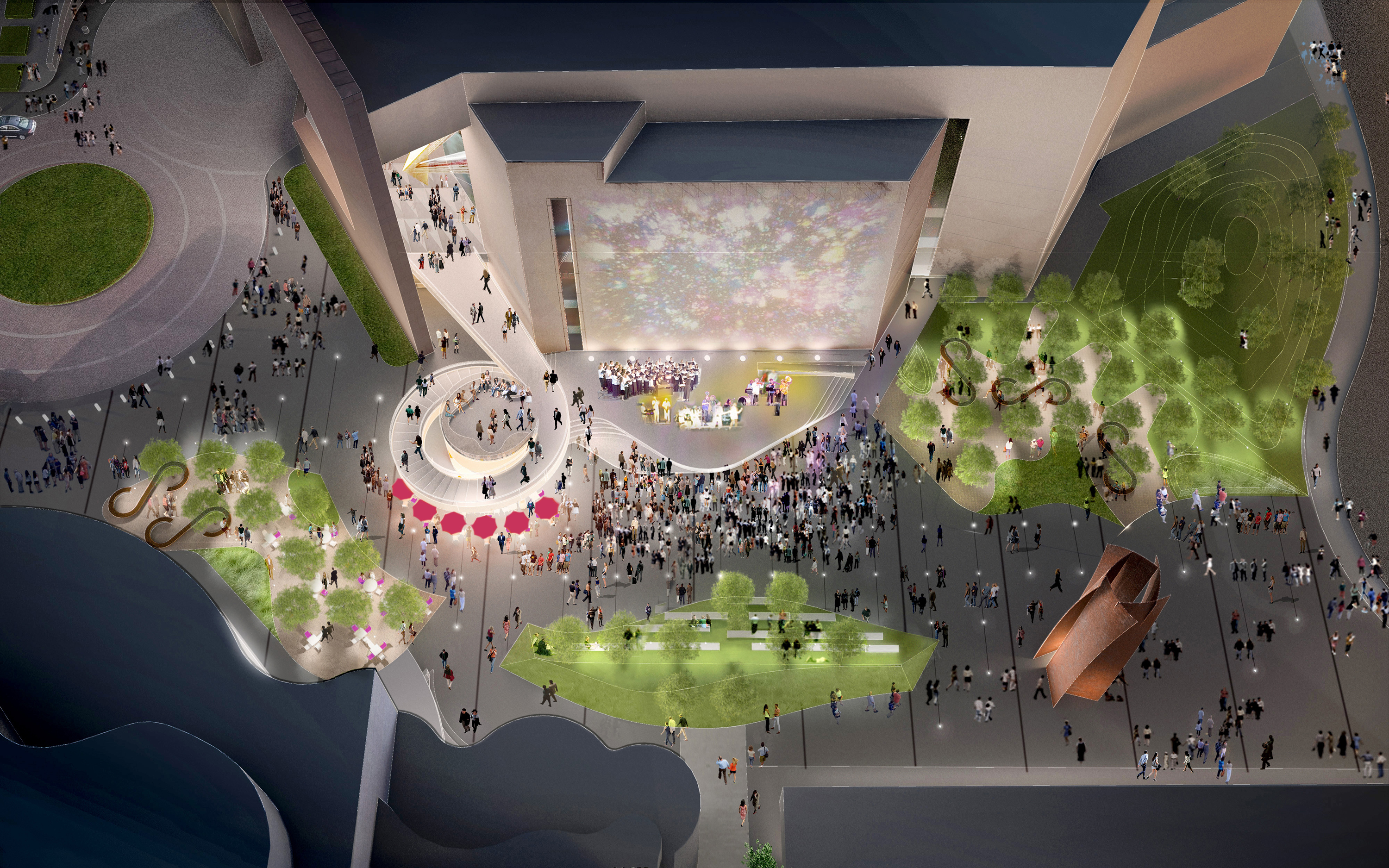 The new Segerstrom Center for the Arts will be named for the real-estate investor George Argyros and his wife, Julianne.