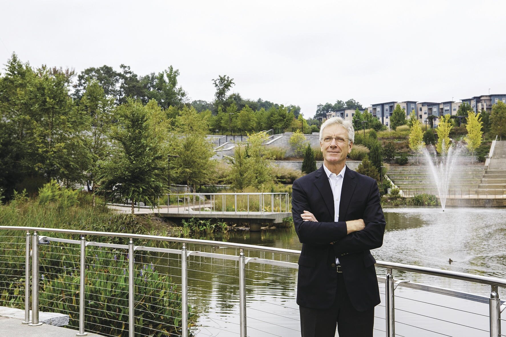 Charlie Shufeldt chairs the BeltLine Partnership, which has raised $10-million for a $12.5-million campaign to create a park and trail. Gifts from individuals will cover operating costs and programs.