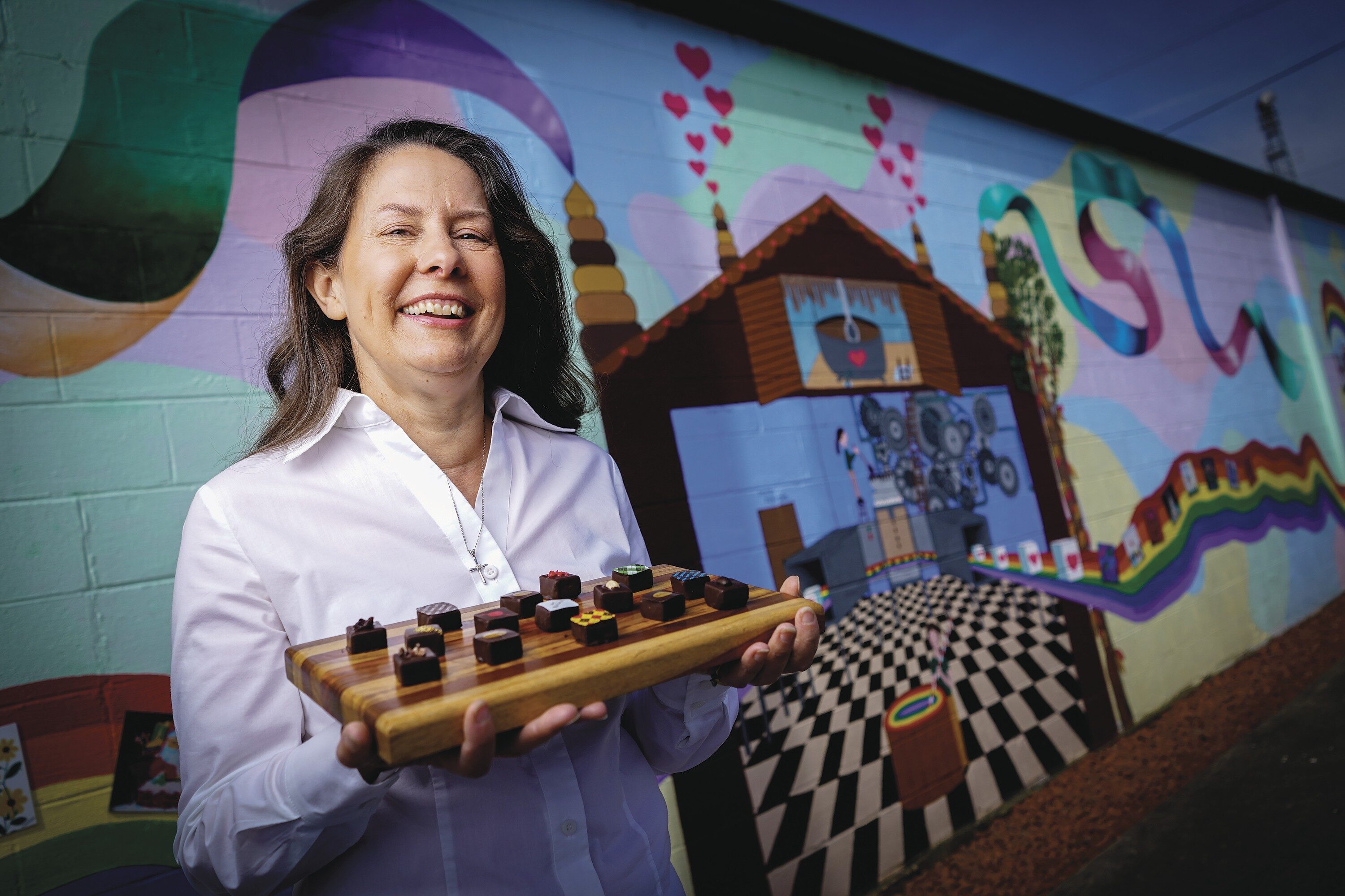 Brenda Barnicki donates the profits from her company, Bellafina Chocolates, to aid poor children and orphans. But she is not running a nonprofit. “I’ve always been a businesswoman,” she says. “That’s where my skill set is.”