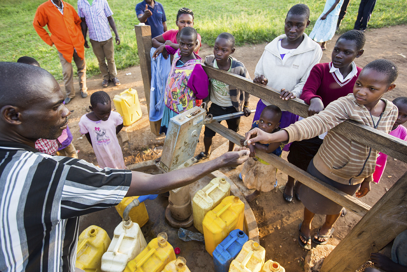 One of the organizations the Adventure Project supports is Water for People in Uganda, which provides training for people who want to learn how to maintain the wells in their communities.