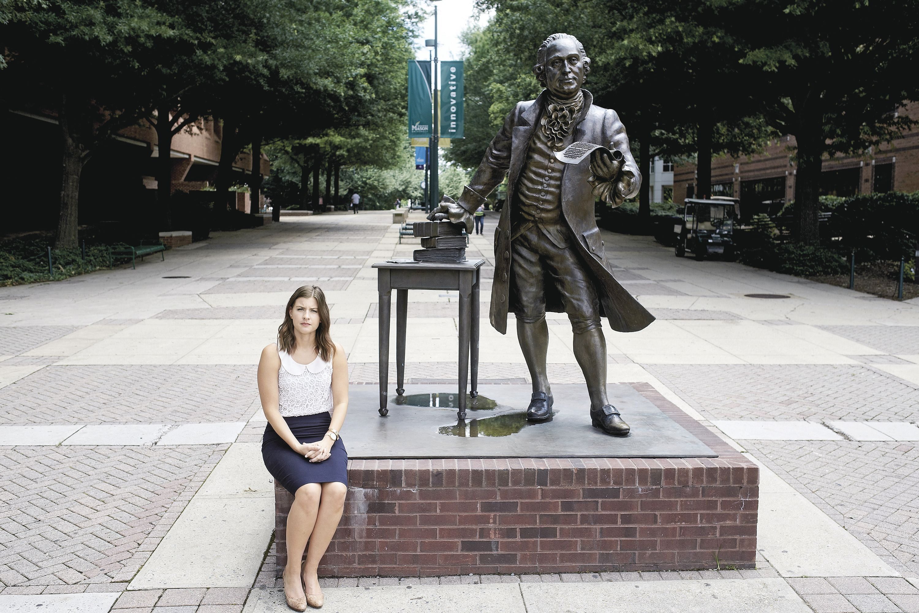 A BIG-TIME EDUCATION: Despite nearly three years in fundraising, Justine Weissenborn didn’t learn many of the basics
until she landed at George Mason University.