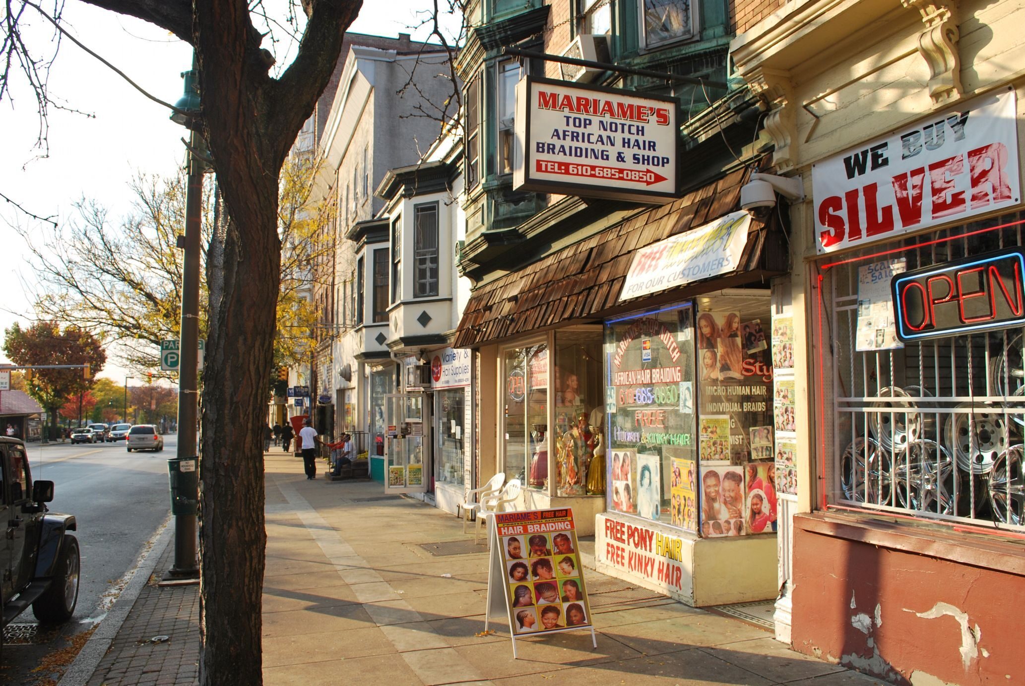 Penn St. in downtown Reading, Pennsylvania.