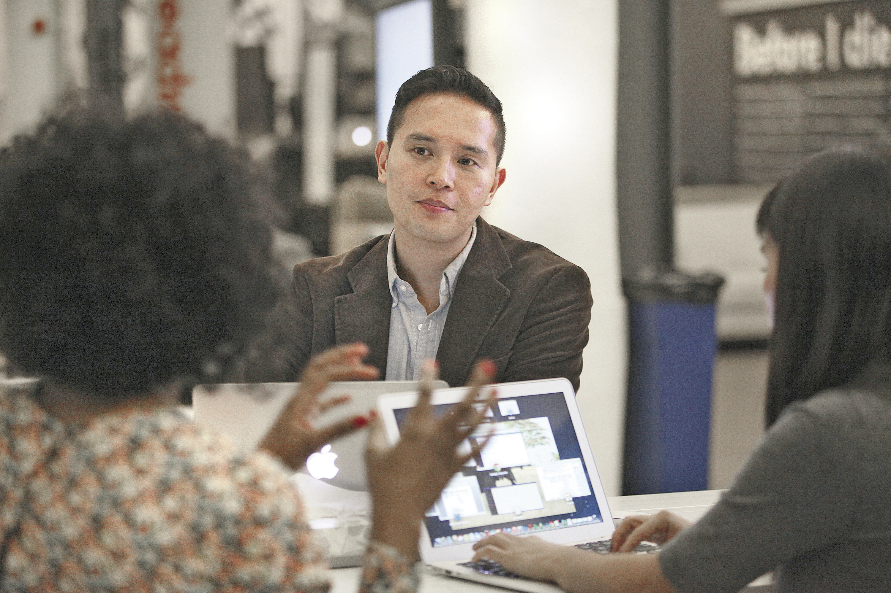 LIFE EXPERIENCE At One Degree, led by Rey Faustino, the staff reflects the people they serve: Most are people of color, and nearly half have been poor.