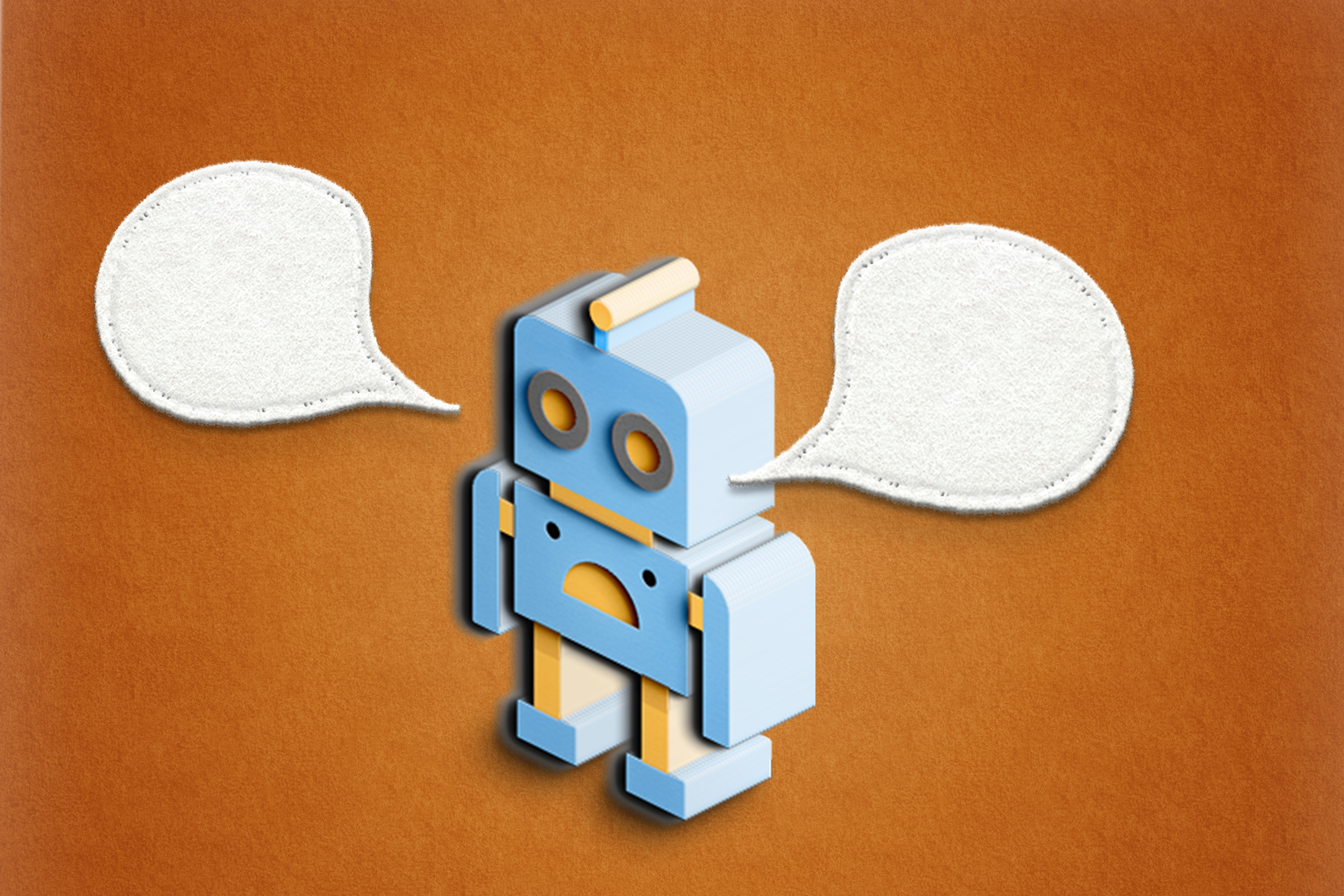 Artificial Intelligence - Chatbot concept - stock photo