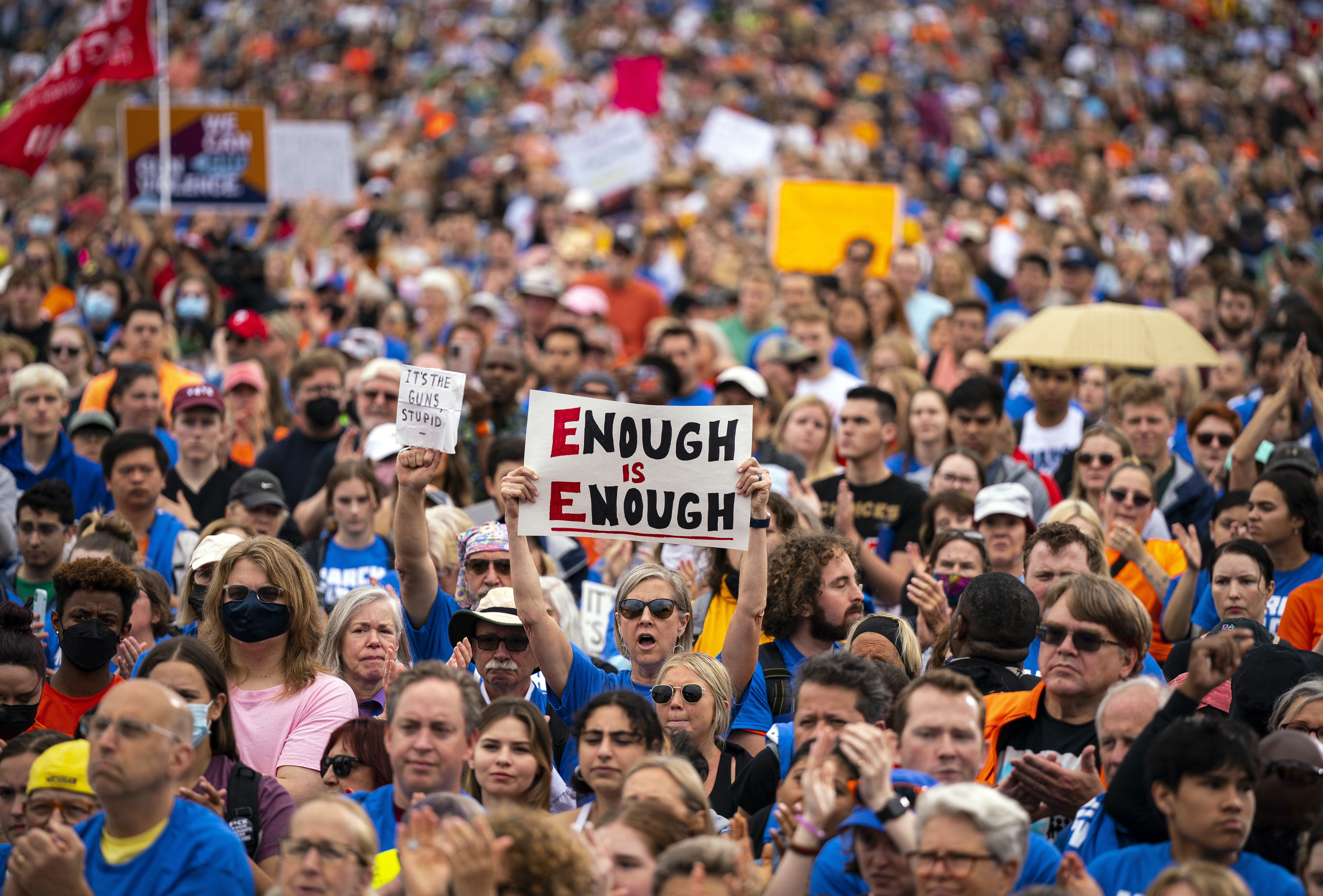 Demonstrators gathered near the White House and nationwide in June to back gun-safety legislation. Advocates have expanded their grassroots support since they lost a pivotal legislative fight after the 2012 mass shooting at Sandy Hook Elementary.