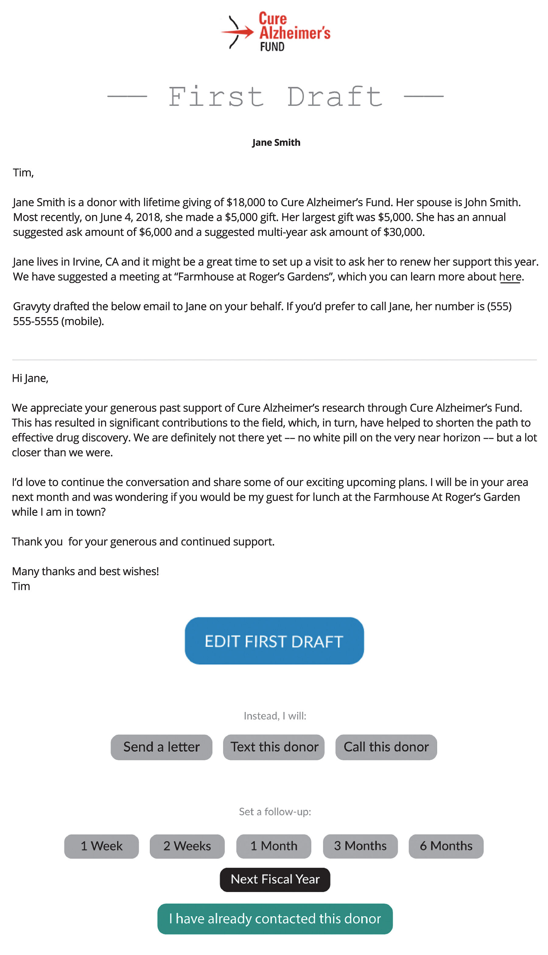 AI email crop