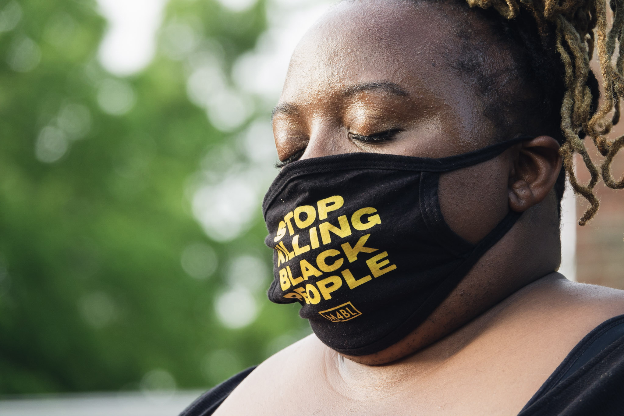 Makia Green, one of the co-founders of Harriet's Wildest Dreams, a grassroots racial-justice organizing group. 