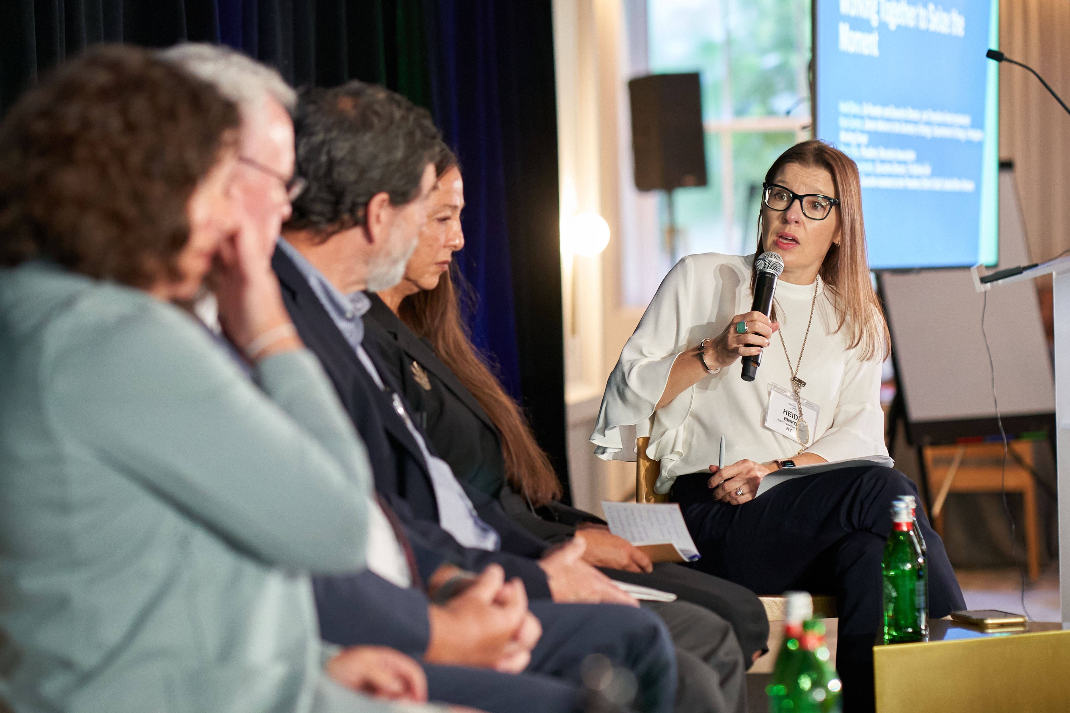 Just Transition Fund Executive Director and Co-Founder Heidi Binko at the organization’s national convening in Washington, D.C., September, 2022.