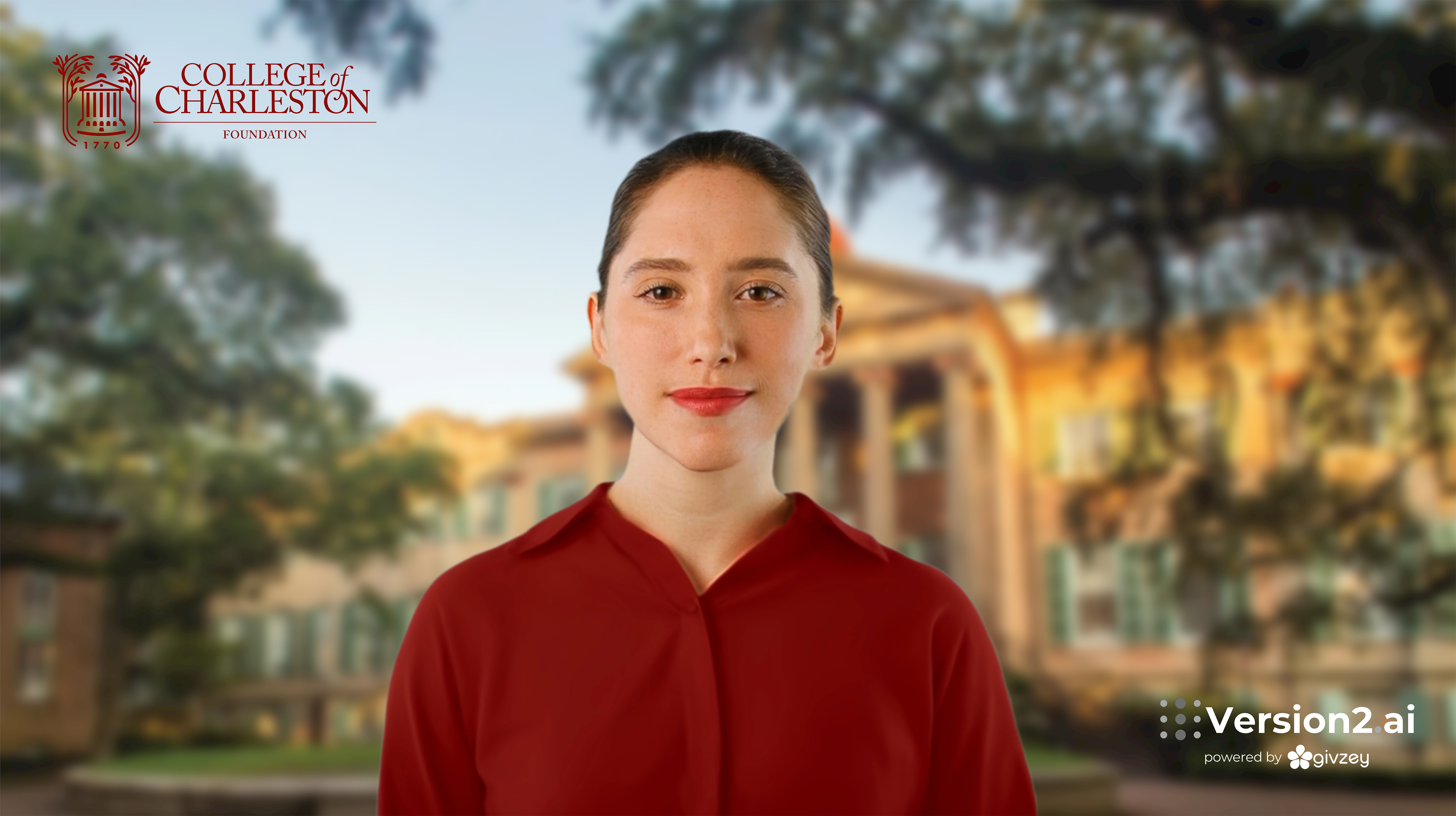 The College of Charleston autonomous fundraiser, an A.I.-backed avatar that will provide more communication for donors who don't give enough to be assigned to a major gift officer but who may be cultivated into a bigger donor.