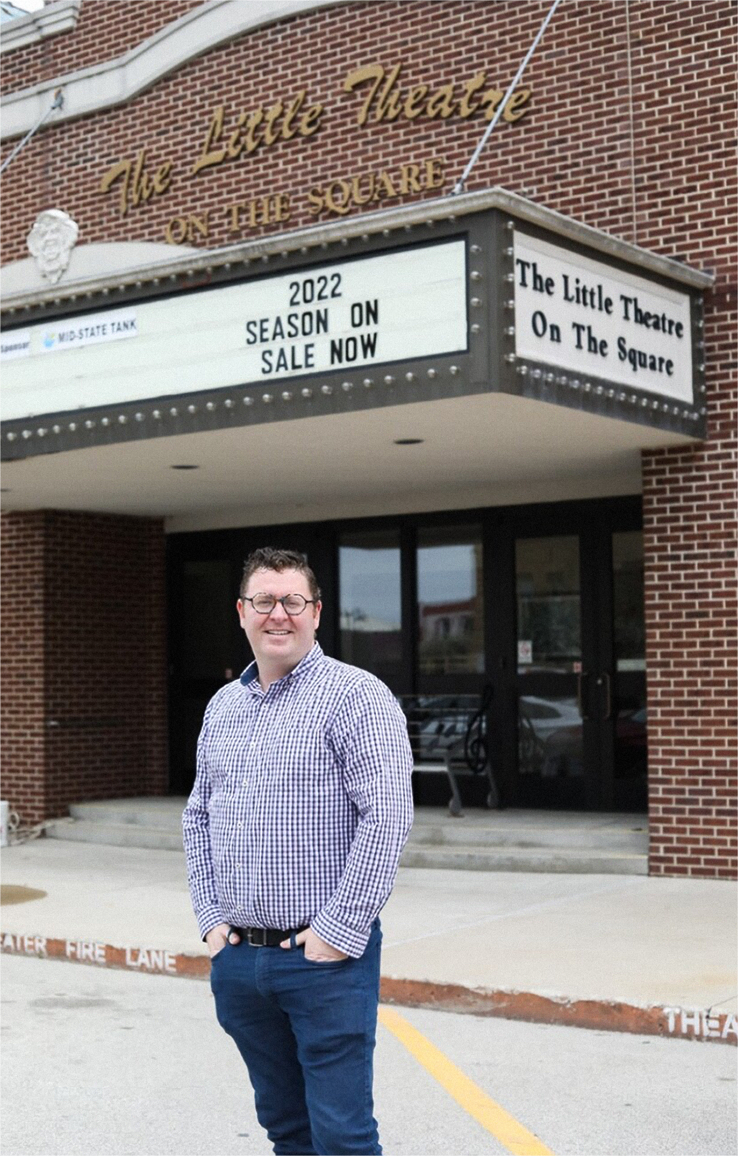 John Stephens, executive director and producer of The Little Theatre on the Square, in Sullivan, Ill.