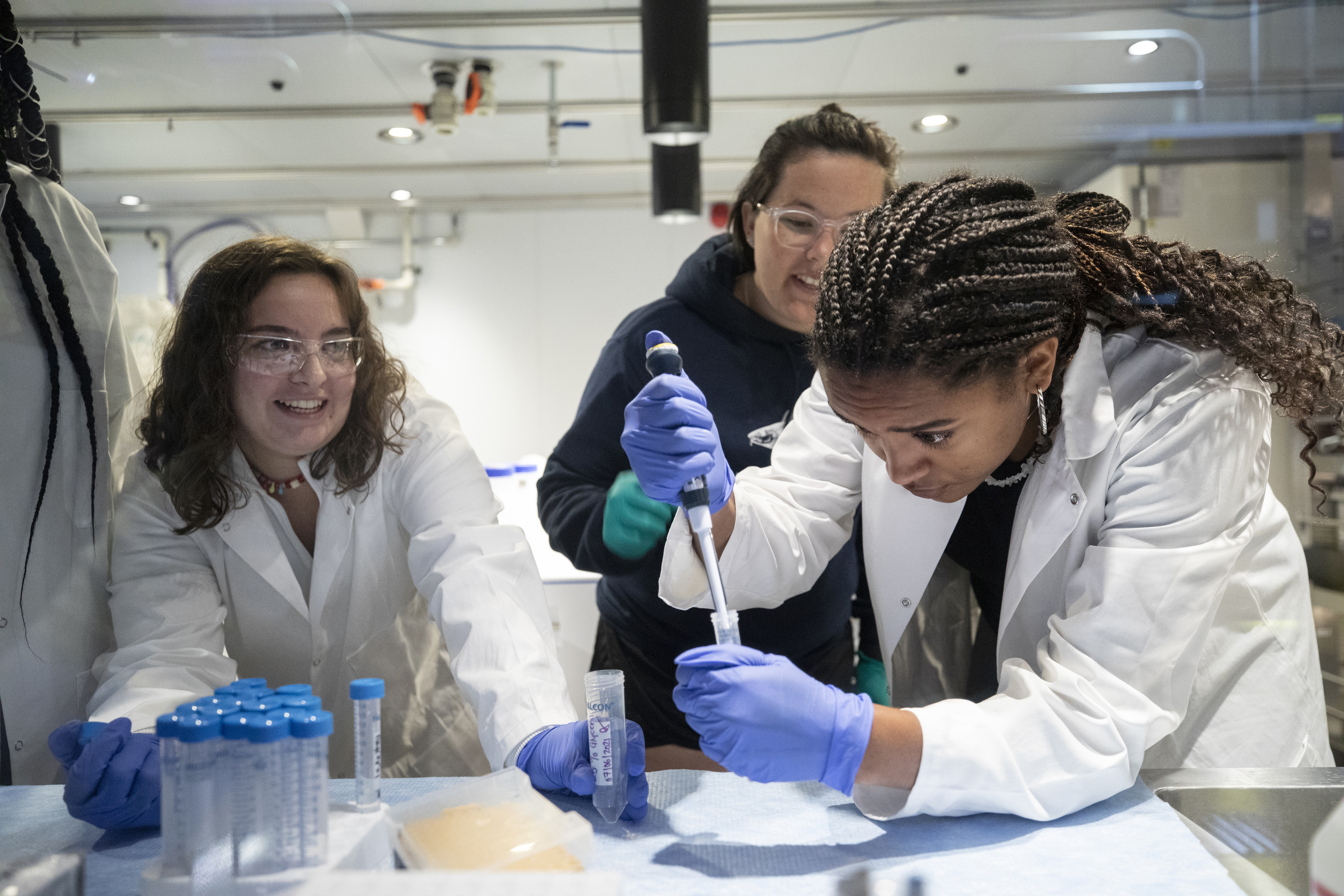 University of California Santa Cruz student Madison Stewart participating in OceanX’s flagship Young Explorers program (Azores, 2021).