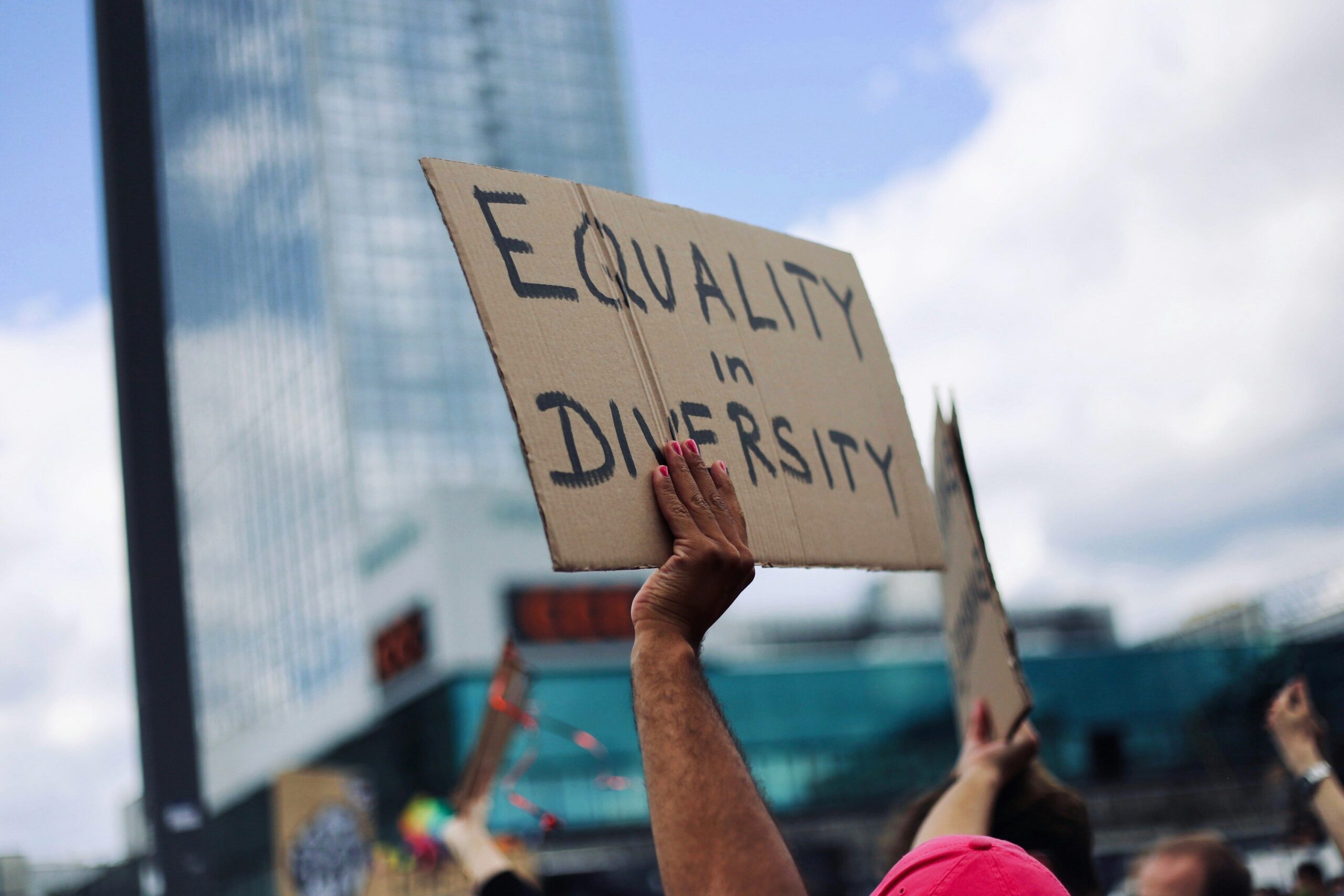 Diversity protest.