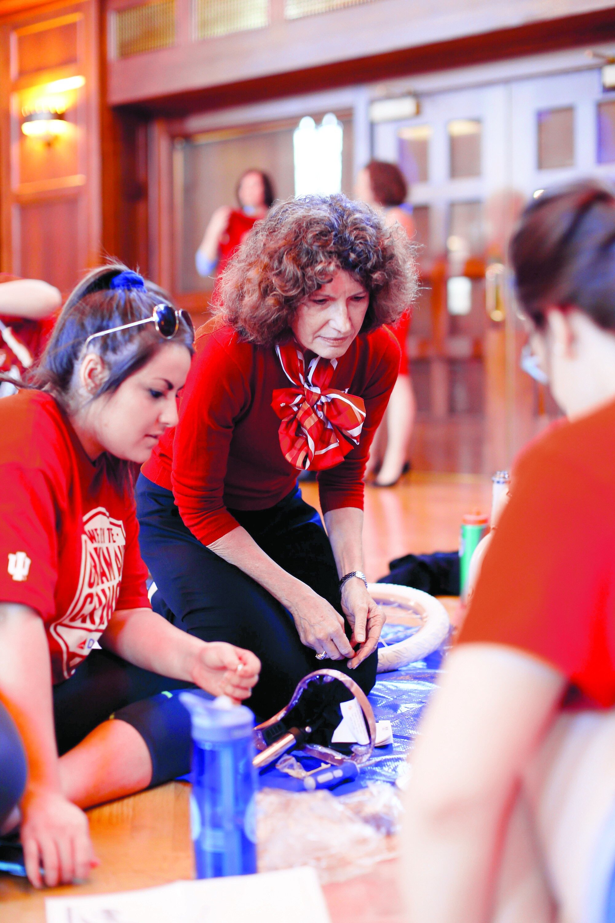 WOMEN’S WORK: Laurie McRobbie helped start the Women’s Philanthropy Leadership Council at Indiana University, where her husband serves as president. The council gives $100,000 annually to various parts of the university. Members commit to donating at least $5,000 a year for three years.