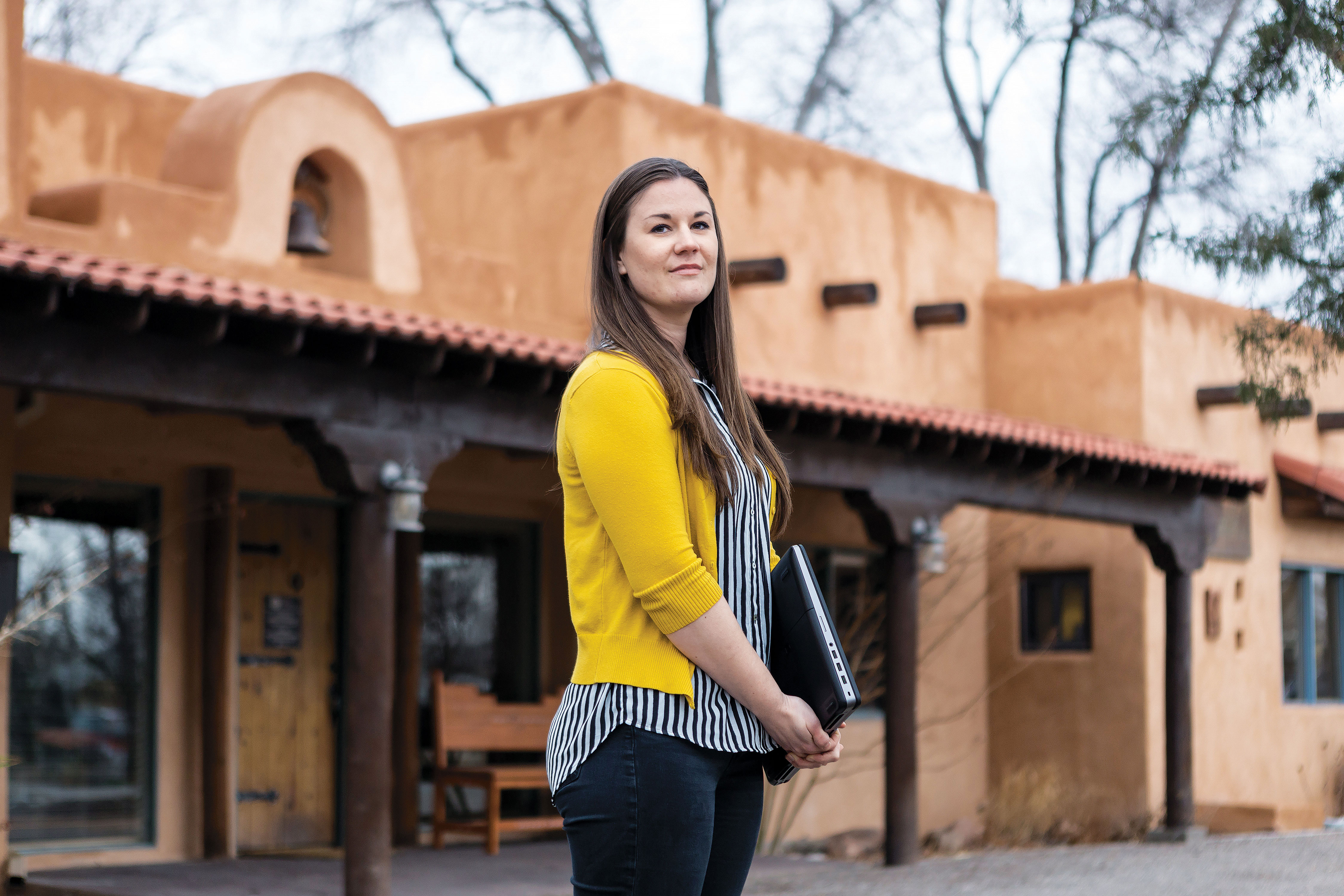 BUILDING ALLIANCES: Ananda Robie must weigh the needs of different departments as she
oversees technology
projects at the Center
for Action and Contemplation.